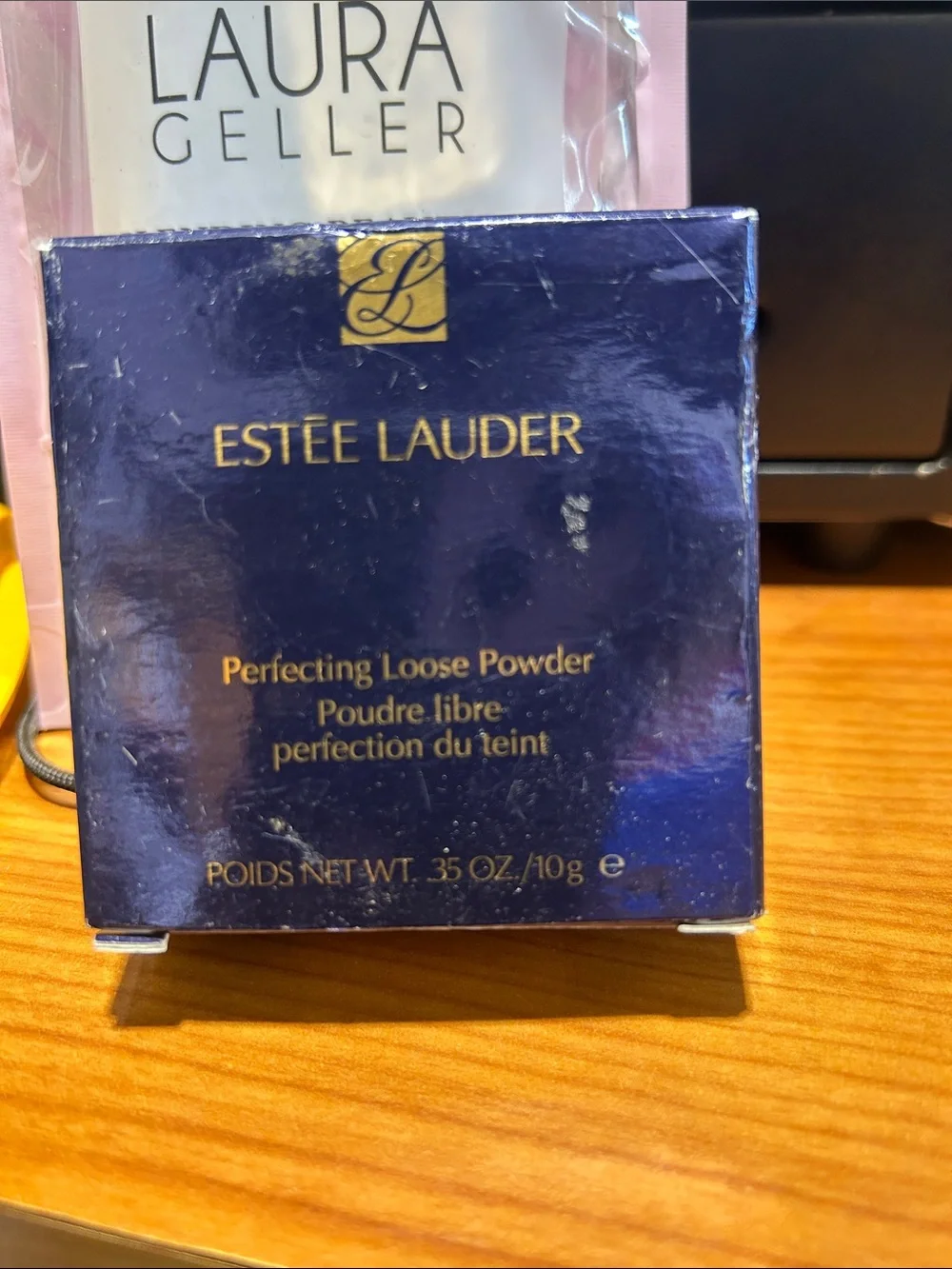 Estée Lauder Navy and Gold Loose Powder Compact